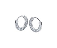 Silver Hoop Earring HO-2404